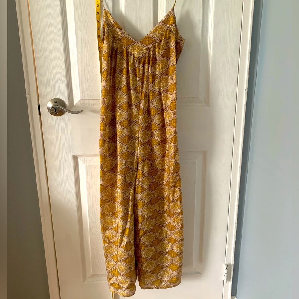 Zimmermann Yellow and Brown Patterned Dress